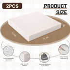 Gvereld High Density XPS Foam Board, 2 Pack 11.7x11.7X 2in Polystyrene Craft Foam Sheets, Rigid and Easy to Shape,DIY Modeling Art Projects, Party Decoration, Cosplay Prop Production, Heat Insulation