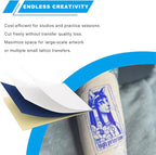 Tattoo Transfer Paper 100 Sheets, Thermal Stencil Paper for Tattooing A4 Professional Tracing with Crisp Transfer 4 Layer Stencil Paper 8.27" x 12" Tattoo Supplies for Studios & Beginners