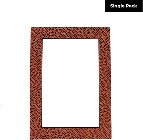 11x14 Mat Bevel Cut for 8.5x11 Photos - Acid Free Football Texture Precut Matboard - For Pictures, Photos, Framing - 4-ply Thickness