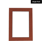 8x10 Mat Bevel Cut for 5x8 Photos - Acid Free Football Texture Precut Matboard - For Pictures, Photos, Framing - 4-ply Thickness