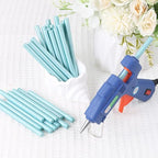 Water Blue Wax Seal Sticks, 30pcs Sealing Wax Sticks, HOSEALING Glue Gun Wax Seal Sticks for Wax Seal Stamp, Premium Sealing Wax for Wedding Invitations, Letter, Envelope (Mini Size)