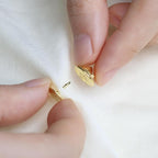 50 Pairs Premium Butterfly Clutch Pin Backs with 8mm Length 10mm Width Blank Pins for DIY Enamel Pins, Jewelry Craft Gifts, or Tie Tack Keeper Replacements (Gold)