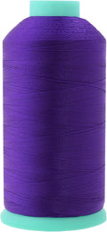 Mandala Crafts Bonded Nylon Thread Violet Heavy Duty Sewing Threads - 2843 YDs Size 46 210D T45 Tex 45 Thread for Leather Jeans Weaving Outdoor Marine Upholstery Threads