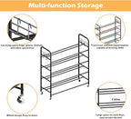Ball Storage - 22.83" Basketball Cart With Wheels Garage Volleyball Storage Sport Equipment Holder Organizer For Indoor Outdoor,Metal Storage Rack For Playgroup,Gym And School