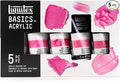 Liquitex BASICS Acrylic Medium Starter Set, 2.5-oz (Pack of 5)
