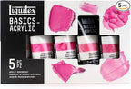 Liquitex BASICS Acrylic Medium Starter Set, 2.5-oz (Pack of 5)