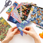 12 Different Packs Full Collection Origami Paper Kit 6 Inch Square Double Sided Color Vivid Colors Creation Easy Fold Paper Set Hand Crafts Paper Arts Creativity.01