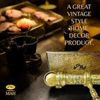 Handcrafted Brass Kaleidoscope – Vintage Nautical Collectible Gift for Kids, Teens & Adults – Sentimental Keepsake with Greeting Card – Educational Toy & Home Décor Accent – Timeless Pattern Design