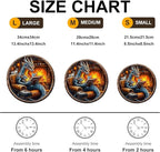 KAAYEE Wooden Puzzles for Adults, 3D Visual Effect Dragon Family Night Reading Wooden Jigsaw Puzzle Unique Shape Wood Puzzle Adult, 3D Effect Flat Puzzle Birthday Family Games (M-11.4*11.4 in-195pcs)