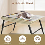 Large Puzzle Board & Puzzle Table with Folding Legs and Drawers 36″ × 26″ Tilt Tabletop for 1500 Piece Puzzle Board, Portable Ergonomic Puzzle Table for Family Bonding & Cognitive Therapy