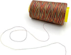Tortoise 4 Cones of 3000 Yards Each Spool Thread for All Purpose, Serger, Overlock, Quilting, Sewing Machine - 100% Polyester - 40S/2 Rainbow