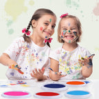 MoloTAR Craft Large Ink Pad Stamps Partner Diy Color,8 Colors Rainbow Finger Ink pad for kids (pack of 8)