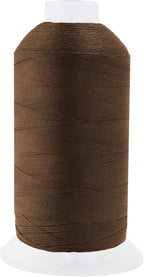 Mandala Crafts Dark Brown Heavy Duty Thread -1500 Yds Tex 90 Thread for Sewing Drapery Jeans Leather Hair - Bonded Polyester Outdoor Marine Upholstery
