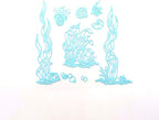Metal Sea Grass Seaweed Coral Tropical Fish Cutting Dies,Jellyfish Shell Fish Conch Ocean Die Cuts Summer Embossing Stencils Template Mould for Card Scrapbooking and DIY Craft Album Paper Card Decor