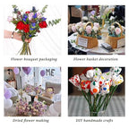 BOMEI PACK Dark Green Floral Tape 12 Rolls 1/2 inch x 30yds for Fixing, Decorating Flower Bouquets, and Bouquet Wrapping.