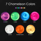 GOTIDEAL Iridescent Acrylic Paint Chameleon Blue Tubes(120ml, 4.1 oz) Non Toxic Non Fading,Rich Pigments for Painters, Adults & Kids, Ideal for Canvas Wood Clay Fabric Ceramic Craft Supplies