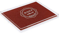 RNKP Large Brown Ink Pad for Rubber Stamps, 5 × 4 inch Ink Stamp Pads Permanent for Paper Wood Fabric (Brown)…