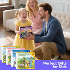 100PCS Magnetic Blocks - Magnet Tiles Toys for Kids, Magnetic Building Blocks Cubes, Stacking Magnets Toys for Kids, Birthday Gifts for Boys and Girls Age 3+ Years Old