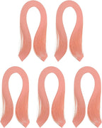 PATIKIL 600pcs Quilling Strips Paper 1/8"(3mm) 39cm Origami Paper Quilling Strip for Art DIY Hand Craft Christmas, Coral Pink