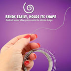 Artistic Wire, 24 Gauge / .51 mm Stainless Steel Craft Wire, Round Twist, 10 yd / 9.14 m