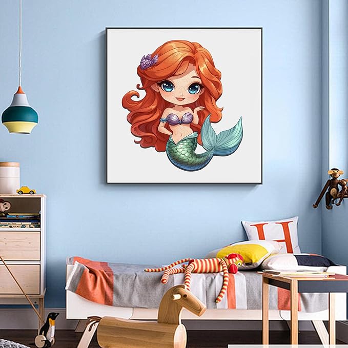 Wooden Puzzles for Adult and Kids, 100 Pieces Ocean Puzzle, Unique Shaped Mermaid Wooden Preschool Puzzle, Toddler Wooden Puzzle Toy Gift for Family and Friends, Suitable for Family Games