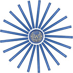SWANGSA 20 Pieces Glue Gun Sealing Wax Sticks Navy Blue for Wax Seal Stamp, Great for Wedding Invitations, Cards, Envelopes, Wine Packages, Gift Wrapping (Navy Blue)