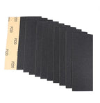 30Pcs 9 x 3.6 Inchs 220 Grit Wet and Dry Handmade Universal Sanding Sheets, Suitable for Woodworking Furniture/Automobiles/Metal/Lacquer Polishing Sandpaper