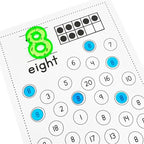 Magnetic Bingo Wand, 5-Pack & 500 Metal Chips, 5 Colors - Large Group Game, Family Night, Sensory Activity, Educational Science Tool