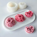 3D Flower Silicone Soap Mold 2 pcs Rose Flower Molds Peony Candle Mold for DIY Handmade Soaps, Candle Gifts, Resin Crafts, Ice Cubes, Chocolate and Home Decorations