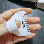 Sewing Finger Ruler for Even Stitches, Magnetic Seam Guide Sewing Kit Supplies Non-Slip Template Mini Measuring Gauge 4mm 3mm 2mm, Quilting Templates Precision Sewing DIY Handmade Sewing Tool (Gray)