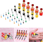 Yayatty Polymer Clay Tools, Acrylic Clay Roller, Acrylic Sheet, Rotary Cutting Mat, Round Polymer Clay Cutters with Clay Slicer Blade for Pottery and Sculpture (47 PCS)