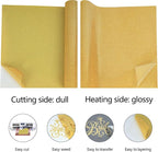 guangyintong Glitter Gold Heat Transfer Vinyl HTV Rolls, 12" x 8ft Iron on Vinyl for T-Shirts Glitter Gold HTV Vinyl for All Cutter Machines Easy to Cut & Weed for Heat Vinyl Design