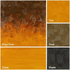 Tusc & Pine Artist Oil Paint - Transparent Yellow Oxide, 150 ml, Non-Yellowing, Rich & Creamy Consistency, Maximum Pigment Load, Small Batch Milled Oil Paints Made in the USA for Professional Artists