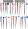 Pen Resin Molds, 12 PCS Ballpoint Pen Silicone Molds with 100 PCS Ballpoint Refill Pens for DIY Pen Craft Making