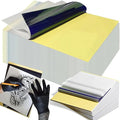 Tattoo Transfer Paper 100 Sheets, Thermal Stencil Paper for Tattooing A4 Professional Tracing with Crisp Transfer 4 Layer Stencil Paper 8.27" x 12" Tattoo Supplies for Studios & Beginners