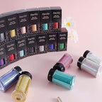 Renfio Holographic Ultra Fine Glitter Powder Metallic Resin Glitter 2.11 Oz (60g) PET Flakes Crafts Sequins 1/128" 0.008" 0.2mm Epoxy Chips Flakes for Tumblers Slime - Diamond Laser Gold