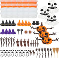 YOGFIT 72 Pack Halloween Pumpkin DIY Craft Clay Kit for Kids, Air Dry Moldable Clay DIY, Pumpkin Craft Kit for Halloween Decorations Indoor Outdoor Trick or Treat Party Favors