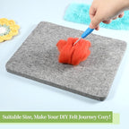 Needle Felting Pad, Grey Sponge Pad, 8×10 in Needle Felting Mat for Any Wool Felting Supplies