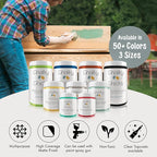 Chalky Chicks All-in-One Chalk Paint for Furniture or Cabinet - 32 Fl Oz - Matte Finish Sea Glass (Light Blue) for Metal, Wood Furniture Paint - No Sanding All-in-One for Home Decor & Crafts, USA Made