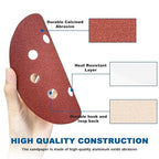 5 Inch 8 Hole Sanding Discs, 150 PCS 240 Grit Hook and Loop Sandpaper, Round Aluminum Oxide Sand Paper Discs for Random Orbital Sander