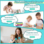 100 Nouns Flash Cards for Toddlers, Expanded Vocabulary Cards with Videos, Preschool Learning Flashcards, Noun Picture Cards for Speech Therapy Material ABA Therapy| Language Builder Card