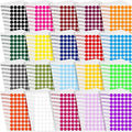 Thenshop 24000 Pcs 1/2 Inch Round Colored Circle Dot Sticker Label 20 Assorted Colors Adhesive Circle Dot Label Coding Sticker for Coloring Marking Organizing