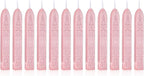 Yoption 12 Pcs Rose Gold Sealing Wax Sticks with Wicks for Wax Seal Stamp, Wedding Invitations, Gift Wrapping, Christmas
