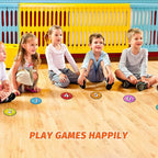 40PCS Line Up Spots for Classroom Floor, 4” Floor Numbers Stickers for Back to School Kindergarten Preschool Elementary Supplies