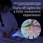Lifelines FlowArt Activity Pad, UV Art 2-Pack - Guided Art Meditations with Illuminating Marker - Color by UV Light Coloring Books for Teens, Adults & Seniors