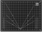 XNM Premium Self Healing Cutting Mat - 18 Inches by 24 inches - A2, 3 Layer Quality PVC Construction - Dual Sided, Imperial and Metric Grid Lines - Perfect for Cutting, Sewing, and Crafts