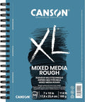 Canson XL Series Mixed Media Pad, Rough Texture, Side Wire, 7x10 inches, 50 Sheets – Heavyweight Art Paper for Watercolor, Gouache, Marker, Painting, Drawing, Sketching