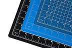 Dahle Vantage 10670 Premium Self-Healing Cutting Mat, 9"x12", 1/2" Grid, 5 Layers for Max Healing, Perfect for Crafts & Sewing, Black