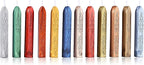 Yoption 12 Pcs Sealing Wax Sticks with Wicks, Antique Metallic Mixed Colors Totem Fire Manuscript Sealing Wax for Wax Seal Stamp (12 Colors B)