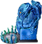 3D BEST-Q Cthulhu DND D&D Dice Tower，3D Printed Compatible with Dungeons and Dragons, 28mm Miniature Wargaming, Tabletop RPGs, Wargame Scenery, Endless Deep Sea Series (Blue&Green)